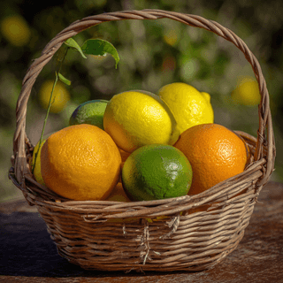 A basket full of Agrumes