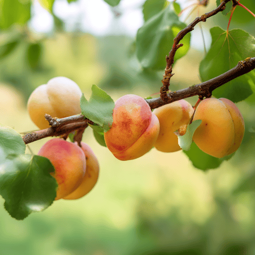 A close photo of an apricot