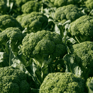 A close photo of a Broccoli