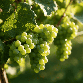 A close photo of a Grape