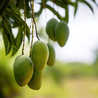 A close photo of a Mango