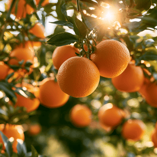 A close photo of a Orange