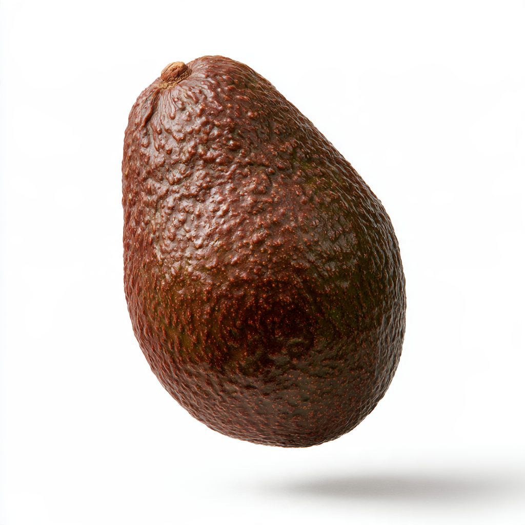 A perfectly ripe avocado