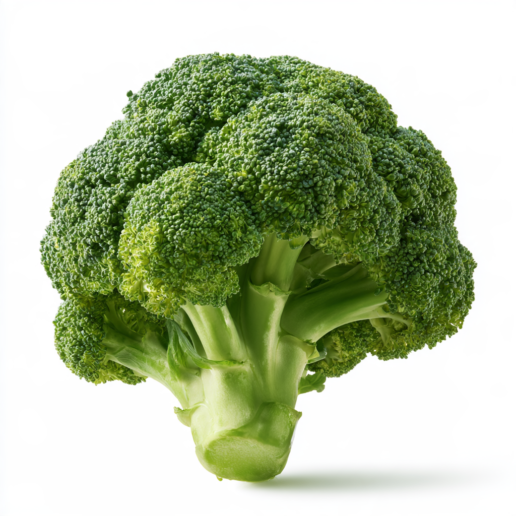 Perfectly ripe broccoli